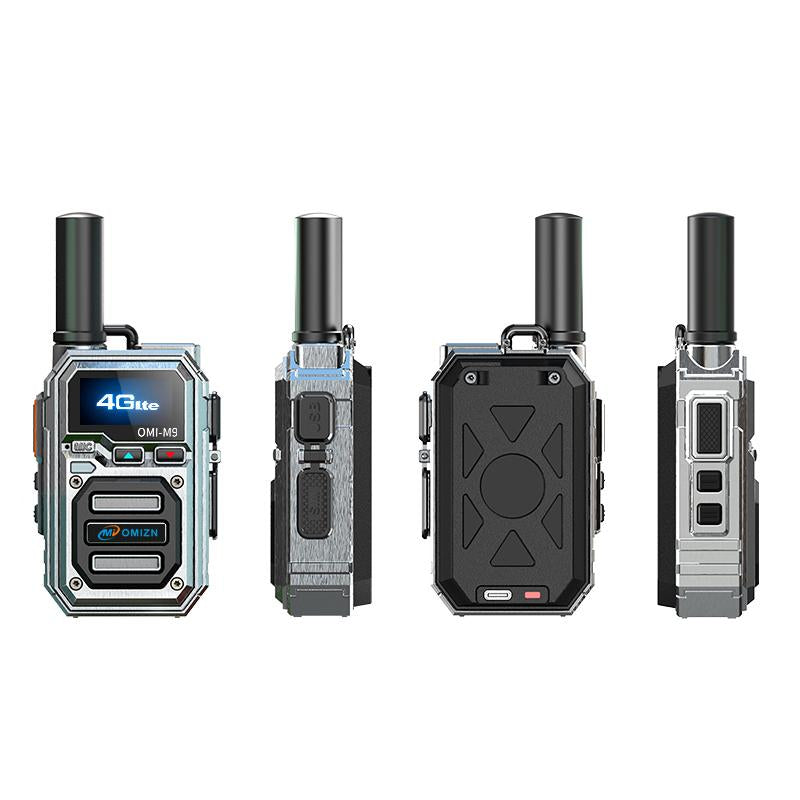 OMI Unlimited 4G LTE Walkie Talkie ,Two Way Radio 5000 Miles, Transnational Intercom Unlimited Distance,Unbreakable Aluminum Alloy Audio