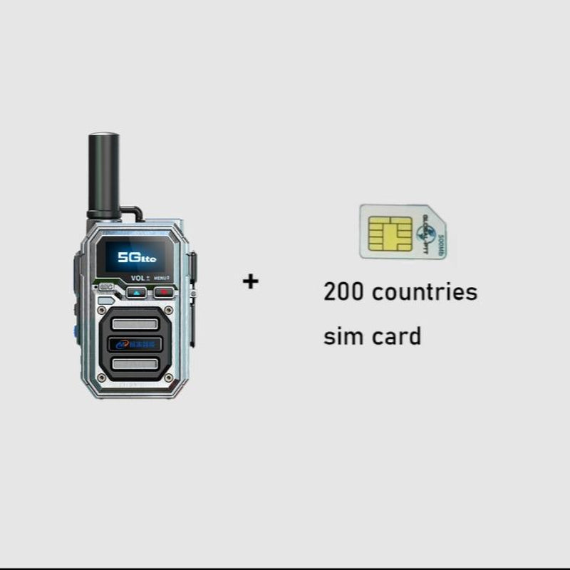 OMI Unlimited 4G LTE Walkie Talkie ,Two Way Radio 5000 Miles, Transnational Intercom Unlimited Distance,Unbreakable Aluminum Alloy Audio