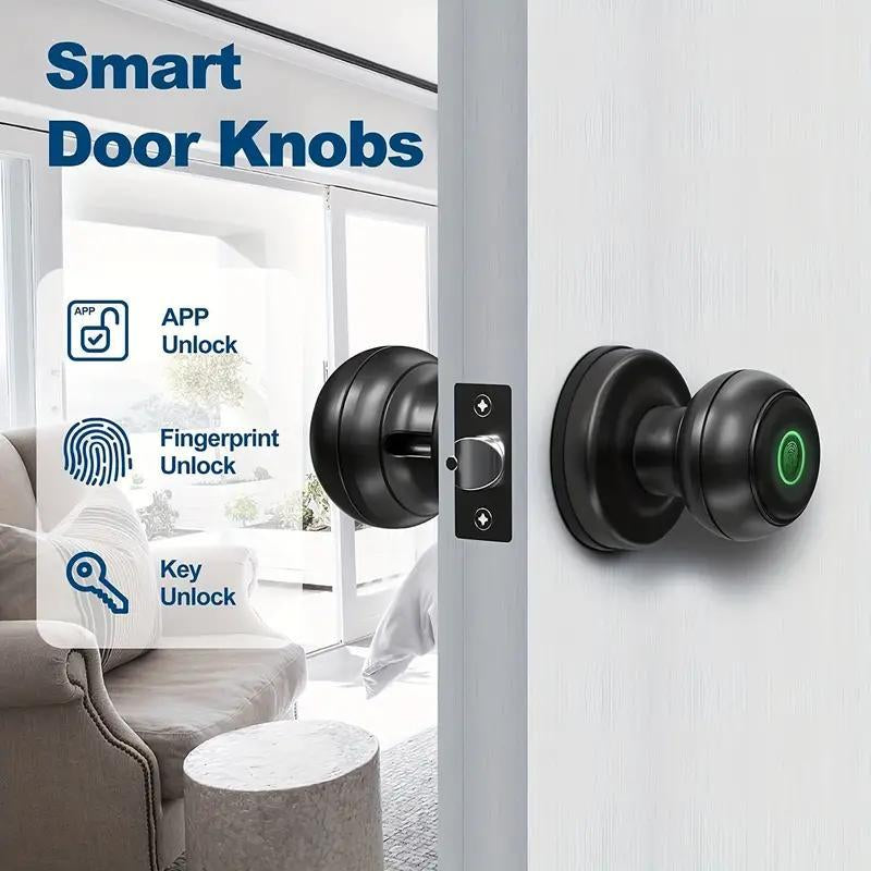 "Smart Fingerprint Door Lock - 3-in-1 Keyless Entry with App Control for Home, Office & Hotel"